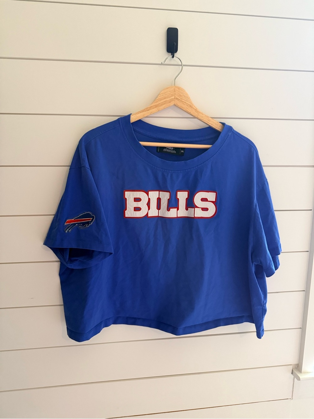 PRO Standard Buffalo Bills Blue Cropped Boxy T-Shirt 2XL